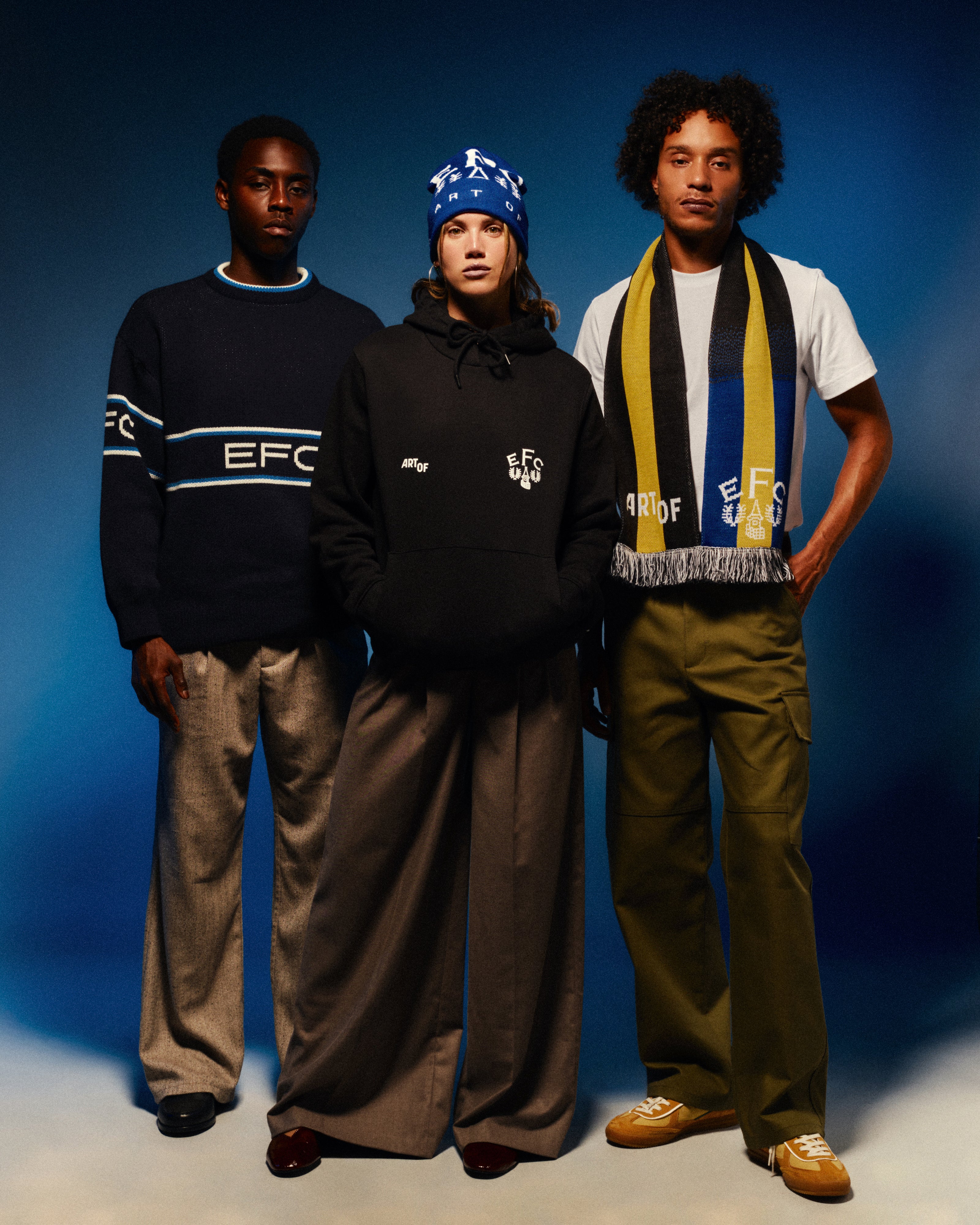 ART OF x Everton Heritage Hoodie | EFC Black Printed Football Sweat