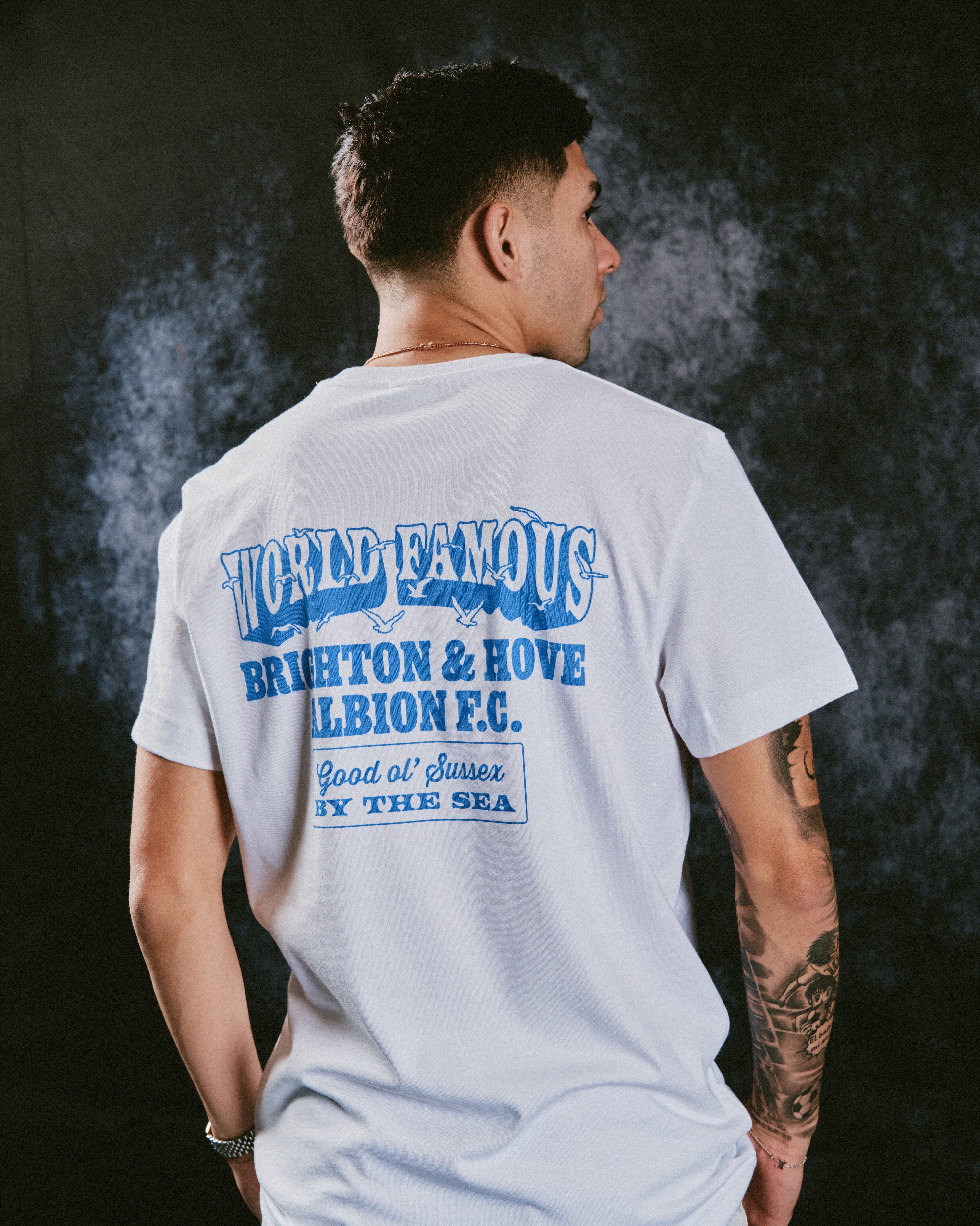 ART OF x Brighton World Famous Tee | BHAFC White Football T-shirt