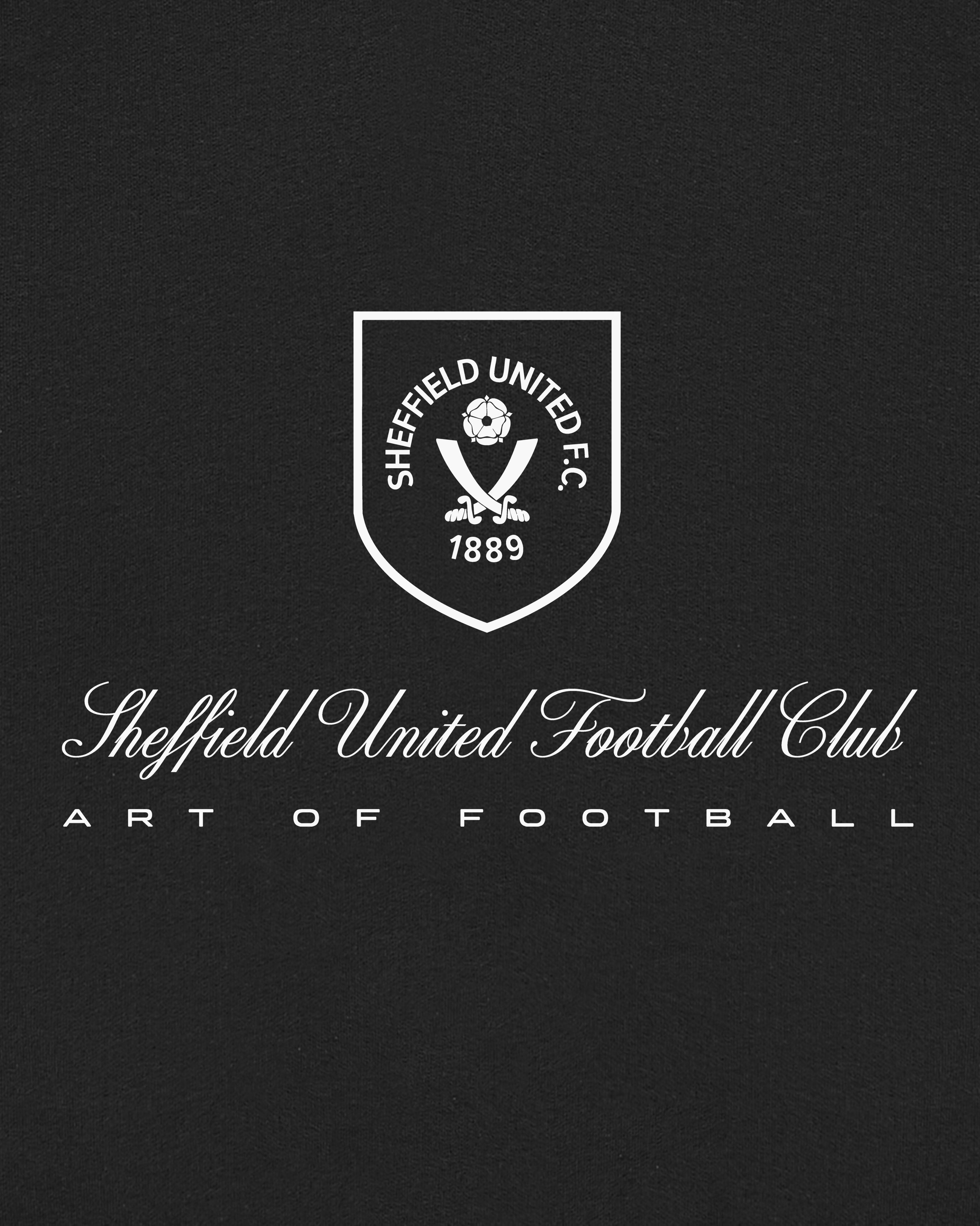 ART OF x Sheffield United Heritage Hoodie | SUFC Black Football Sweat