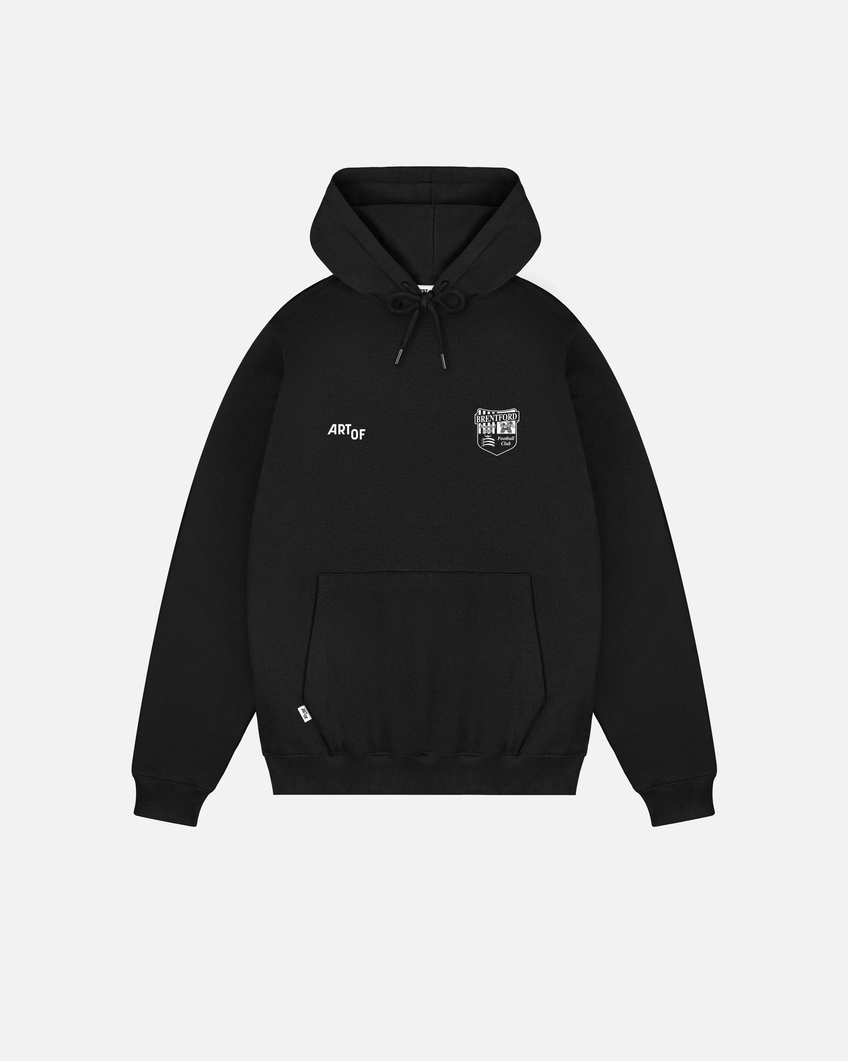 ART OF x Brentford Heritage Hoodie | BFC Black Graphic Football Sweat