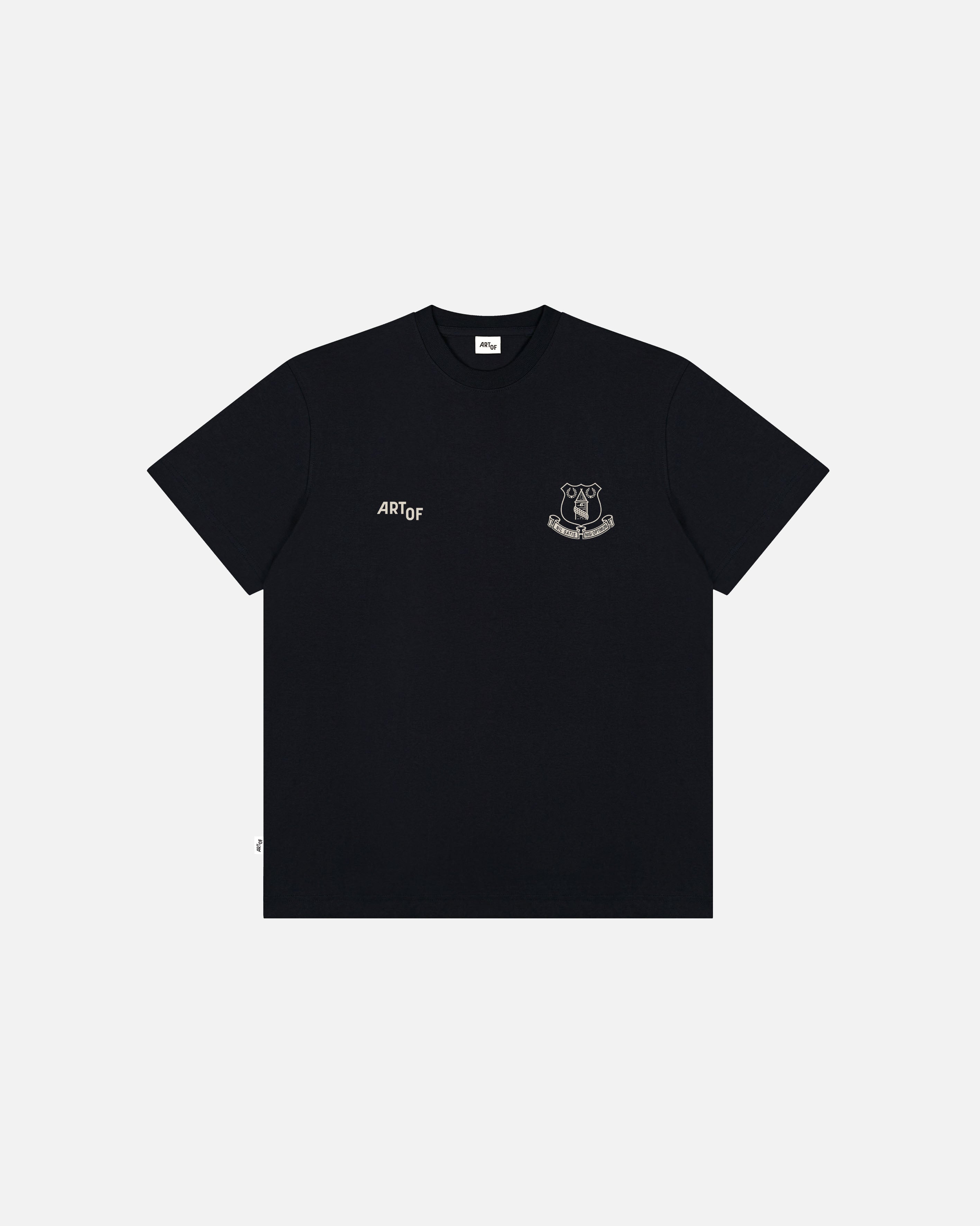 ART OF x Everton Crest Tee | EFC White Graphic Football T-shirt