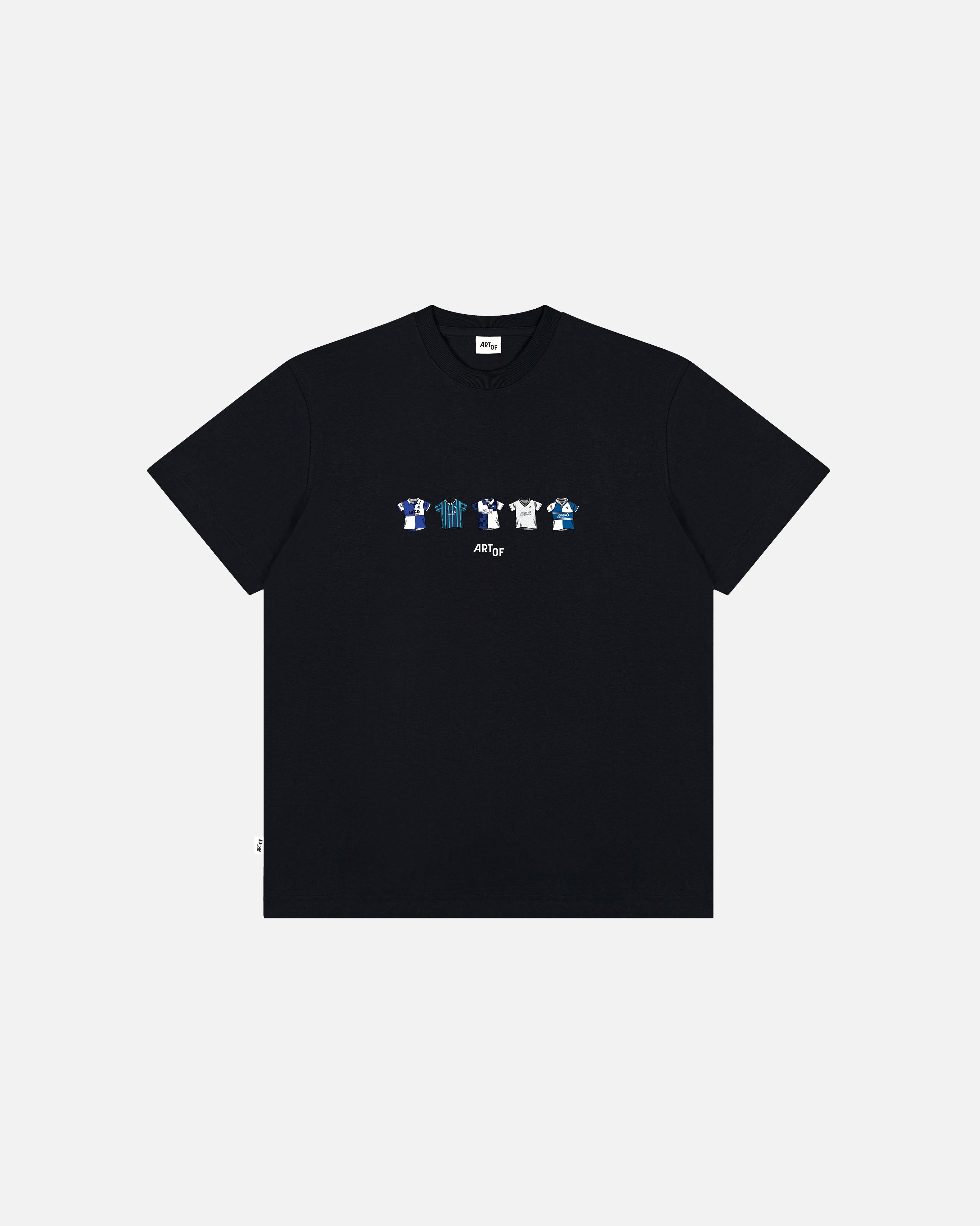 ART OF Bristol Rovers Classics | Black Graphic Football T-shirt