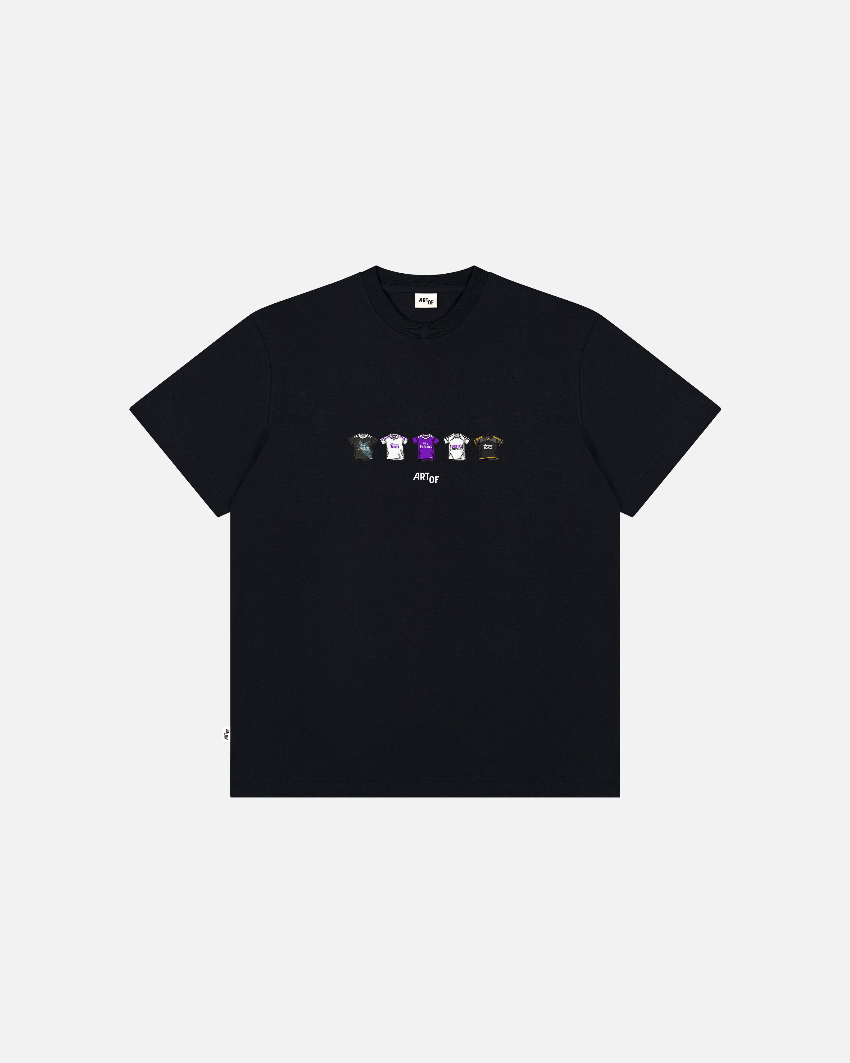 ART OF Galáctico Printed Classics Tee | Black Graphic Football T-shirt