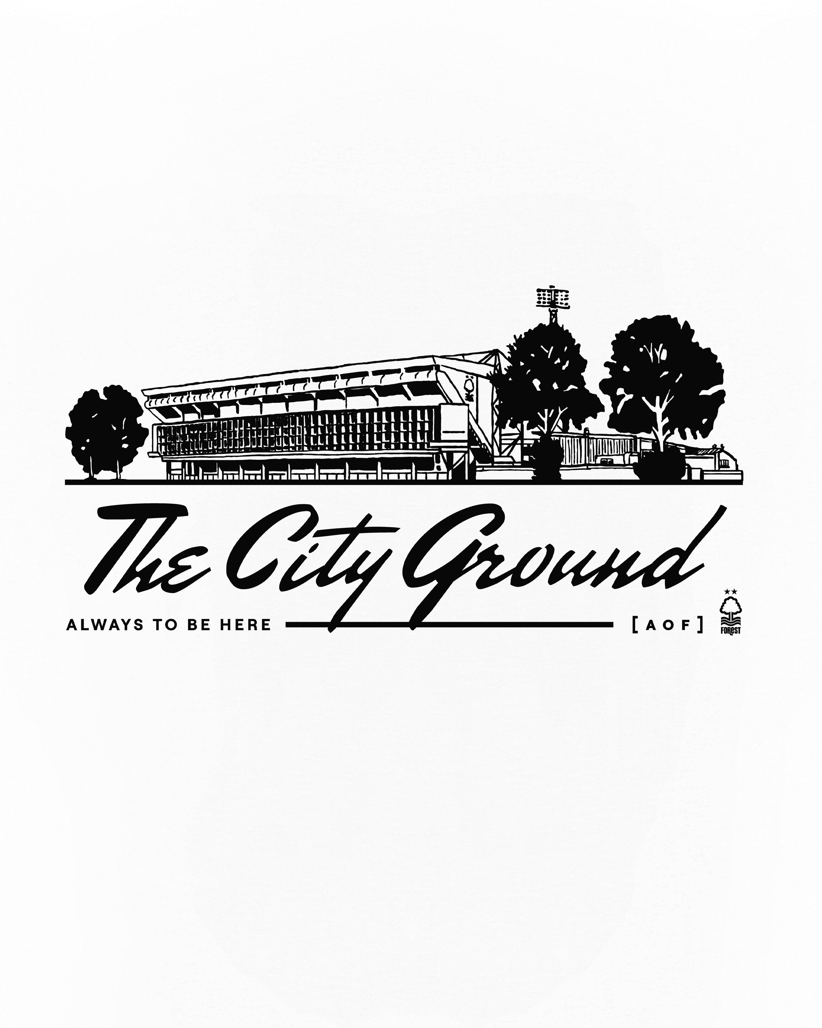 ART OF x Forest The City Ground Tee | NFFC White Football T-shirt