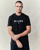 ART OF Toon Printed Classics Tee | NUFC Black Graphic Football T-shirt
