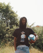 ART OF It Came Home Pickles Tee | Navy Graphic Football T-shirt