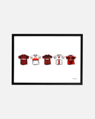 ART OF AC Classics Framed Print | Italian Football Wall Art