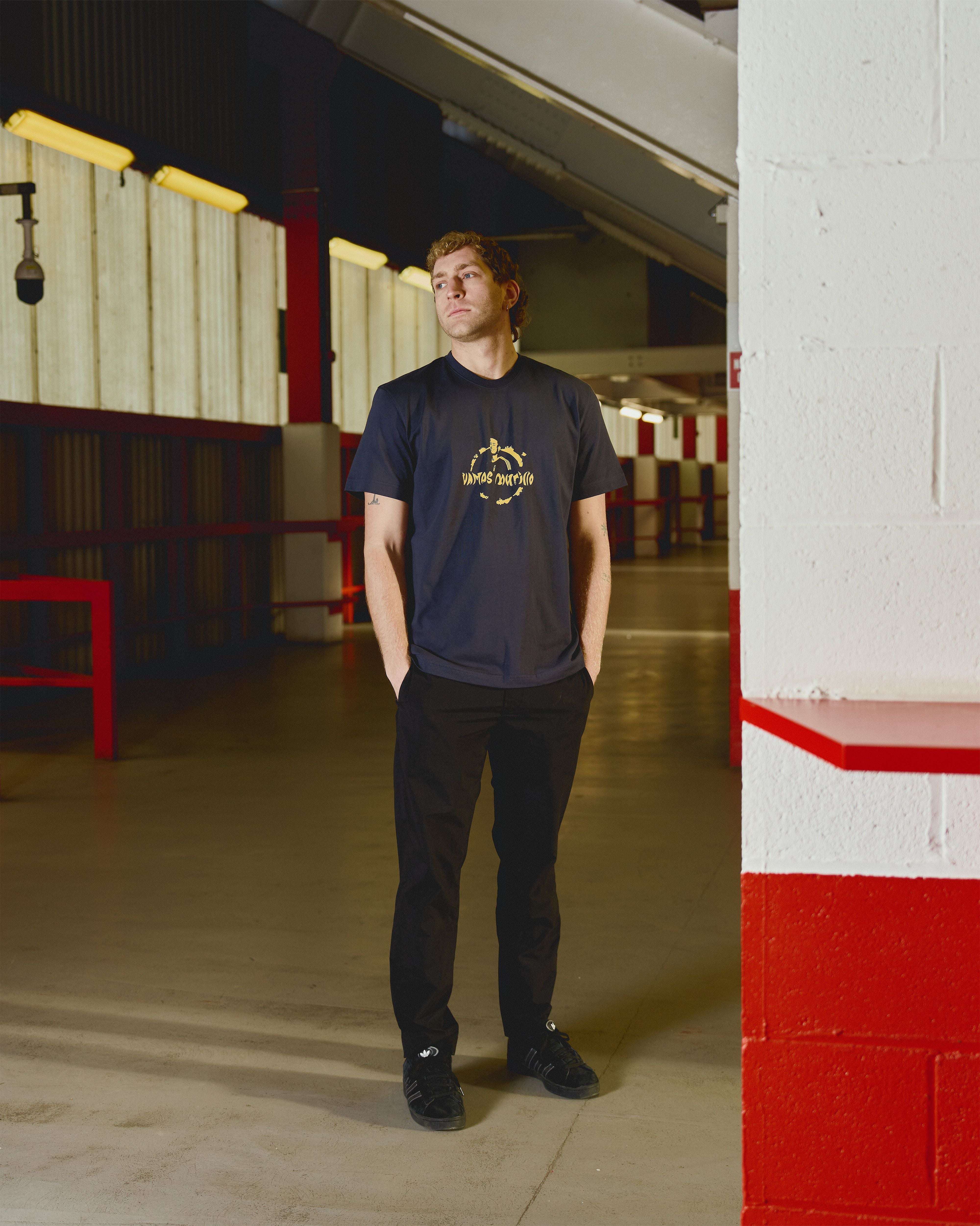 ART OF x Forest Vamos Murillo Tee | NFFC Navy Graphic Football T-shirt