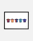 ART OF Barcelona Classics Framed Print | Spanish Football Wall Art