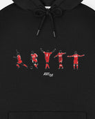 ART OF x LFC Embroidered Icons Black Hoodie | Football Sweat