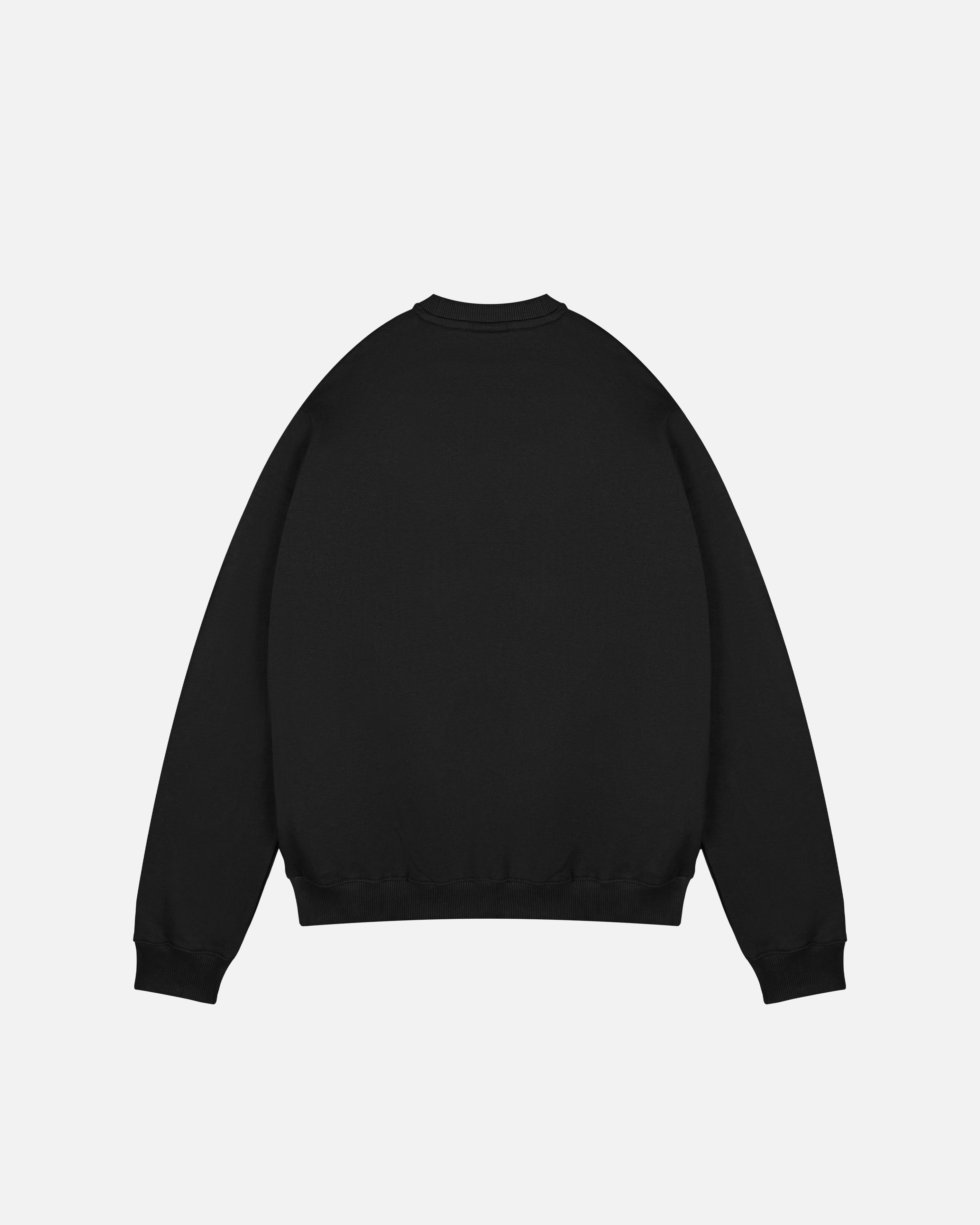 AOF Club Brugge Embroidered Classics | Black Sweat | Art of Football