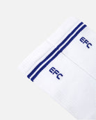 ART OF x Everton Stripe Socks | EFC White Football Accessories