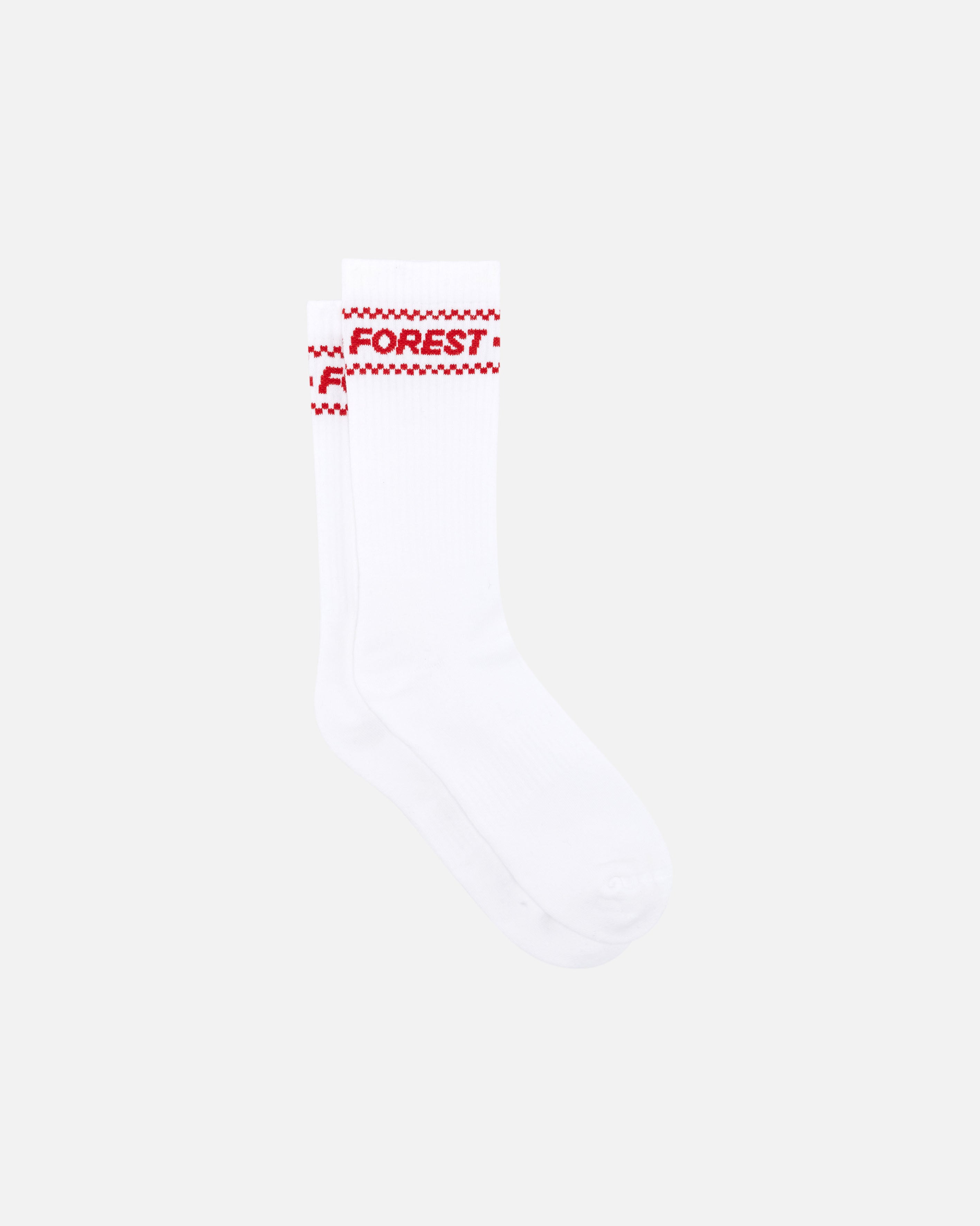 ART OF Nottingham Forest Scarf Socks | NFFC White Football Accessories