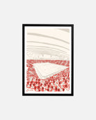 ART OF x Southampton 12th Man Framed Football Print | SFC Wall Art