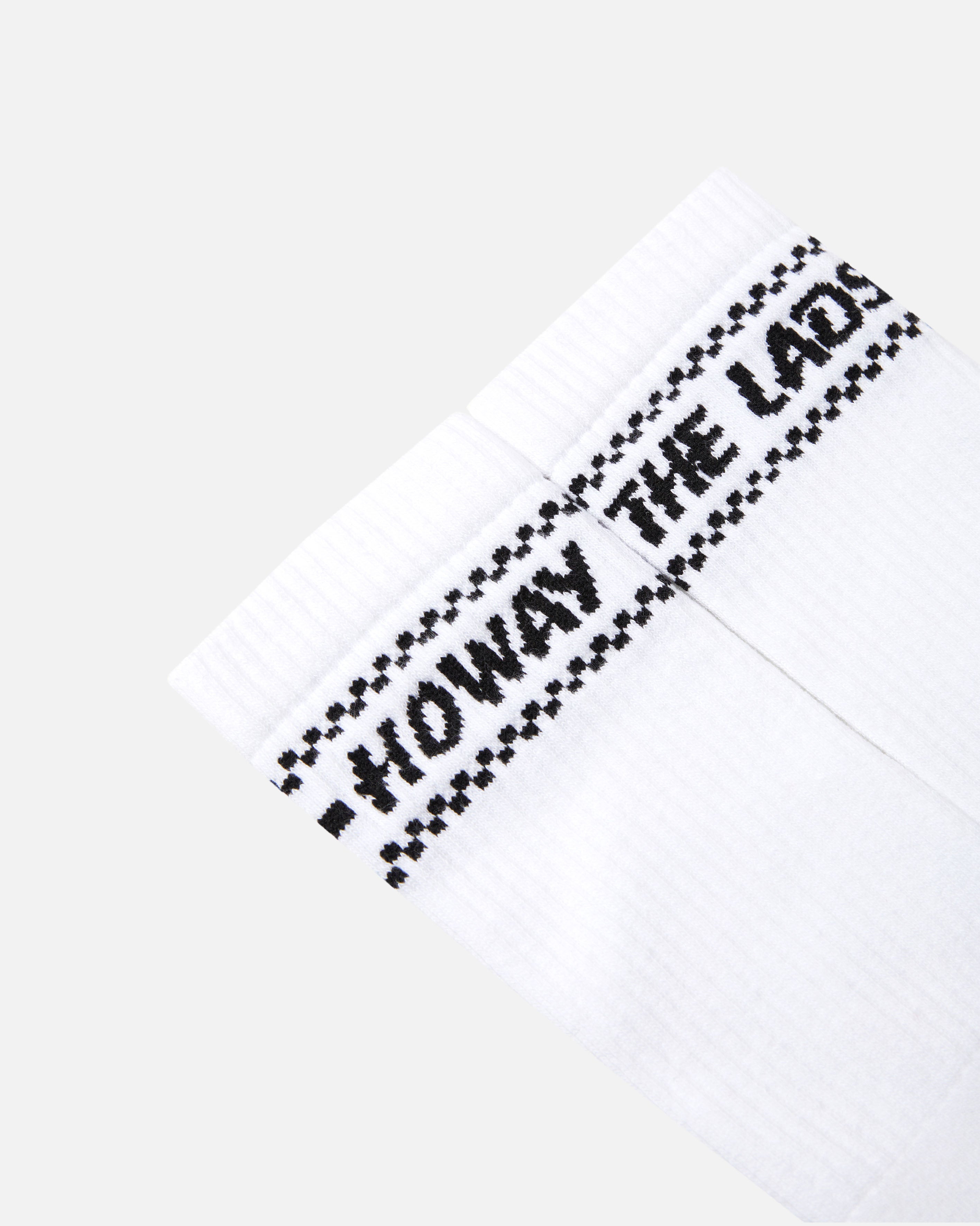 ART OF Toon Scarf Socks | NUFC White Knitted Football Accessories