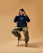 ART OF Leicester Embroidered Classics Navy Hoodie | Football Sweat