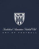 ART OF x Sunderland Heritage Hoodie | SAFC Navy Printed Football Sweat