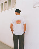 ART OF x Pukka's Halftime Pie | White Graphic Football T-shirt