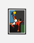 ART OF United Wazza Framed Print | MUFC Football Wall Art