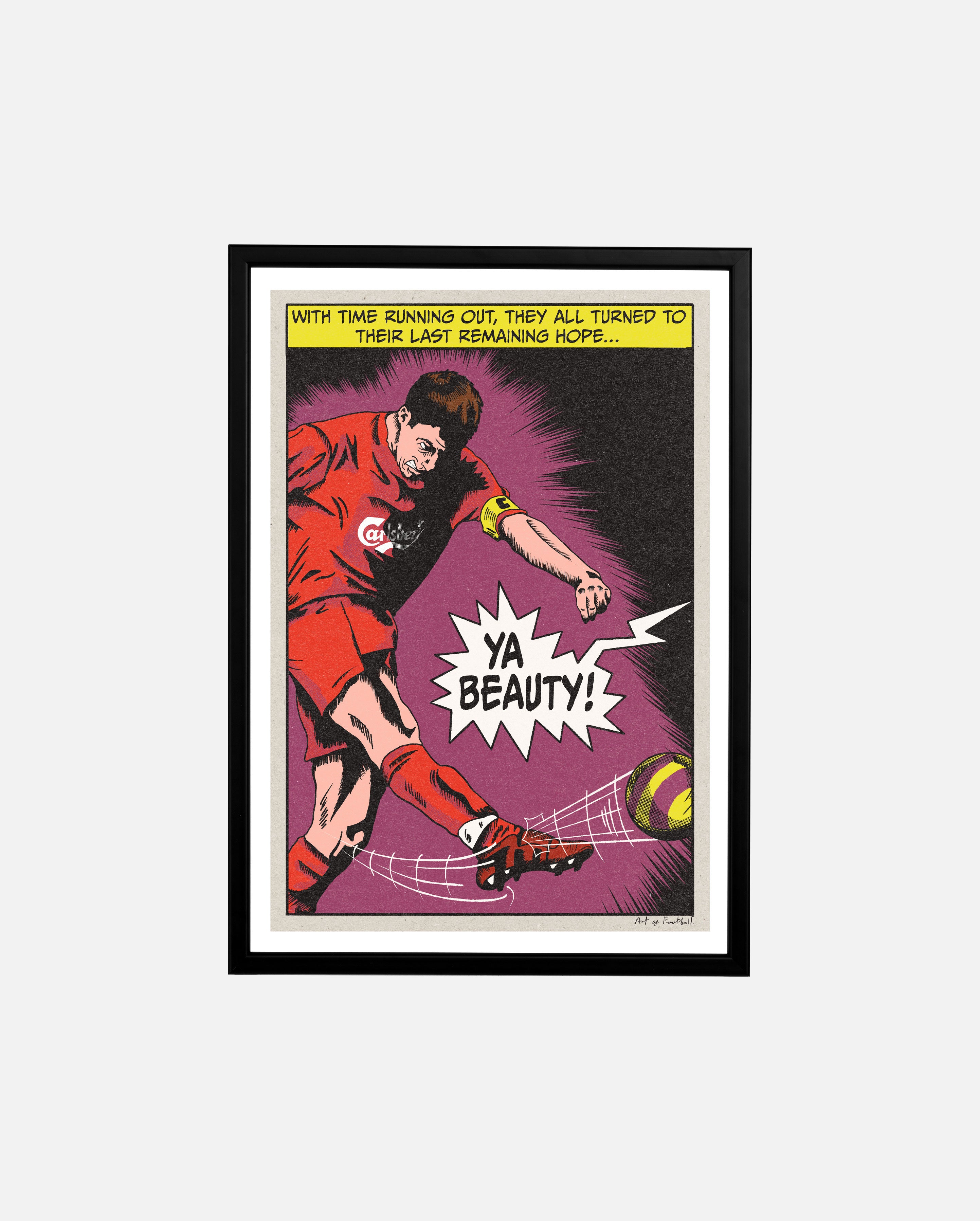 ART OF LFC Ya Beauty Framed Print | Football Wall Art