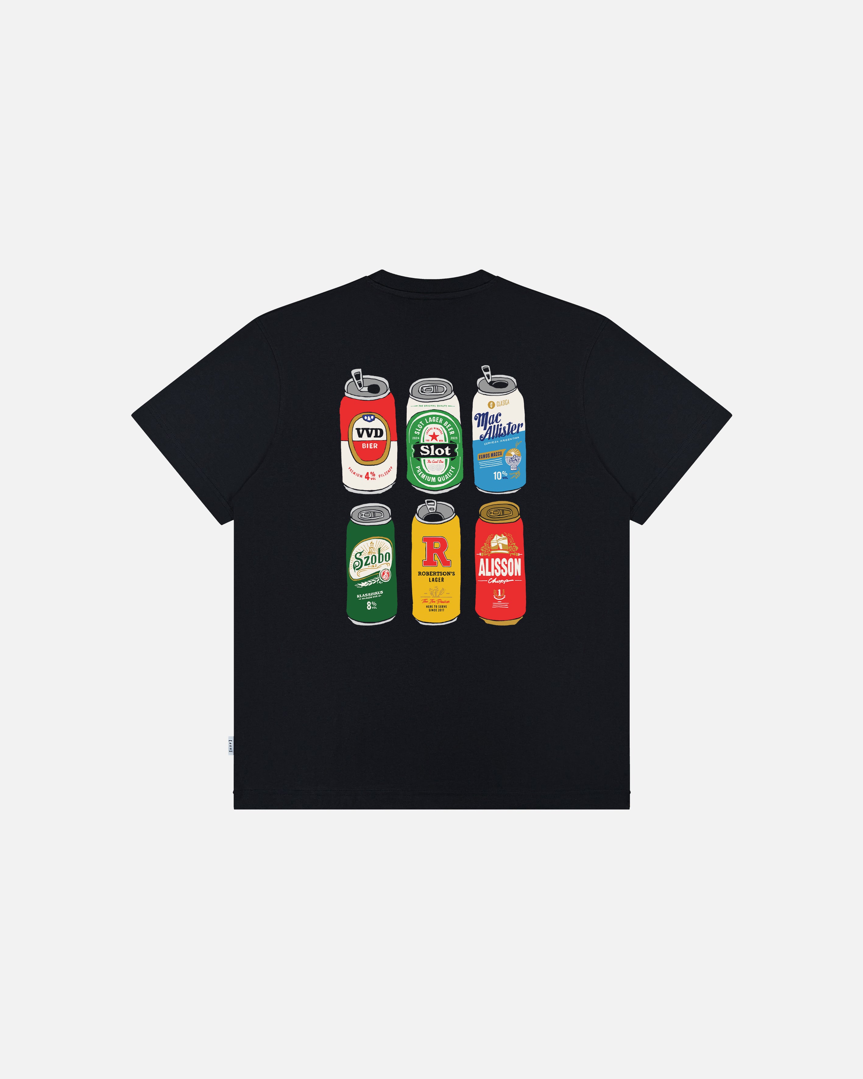 ART OF LFC Champions Cans Tee | Black Graphic Football T-shirt