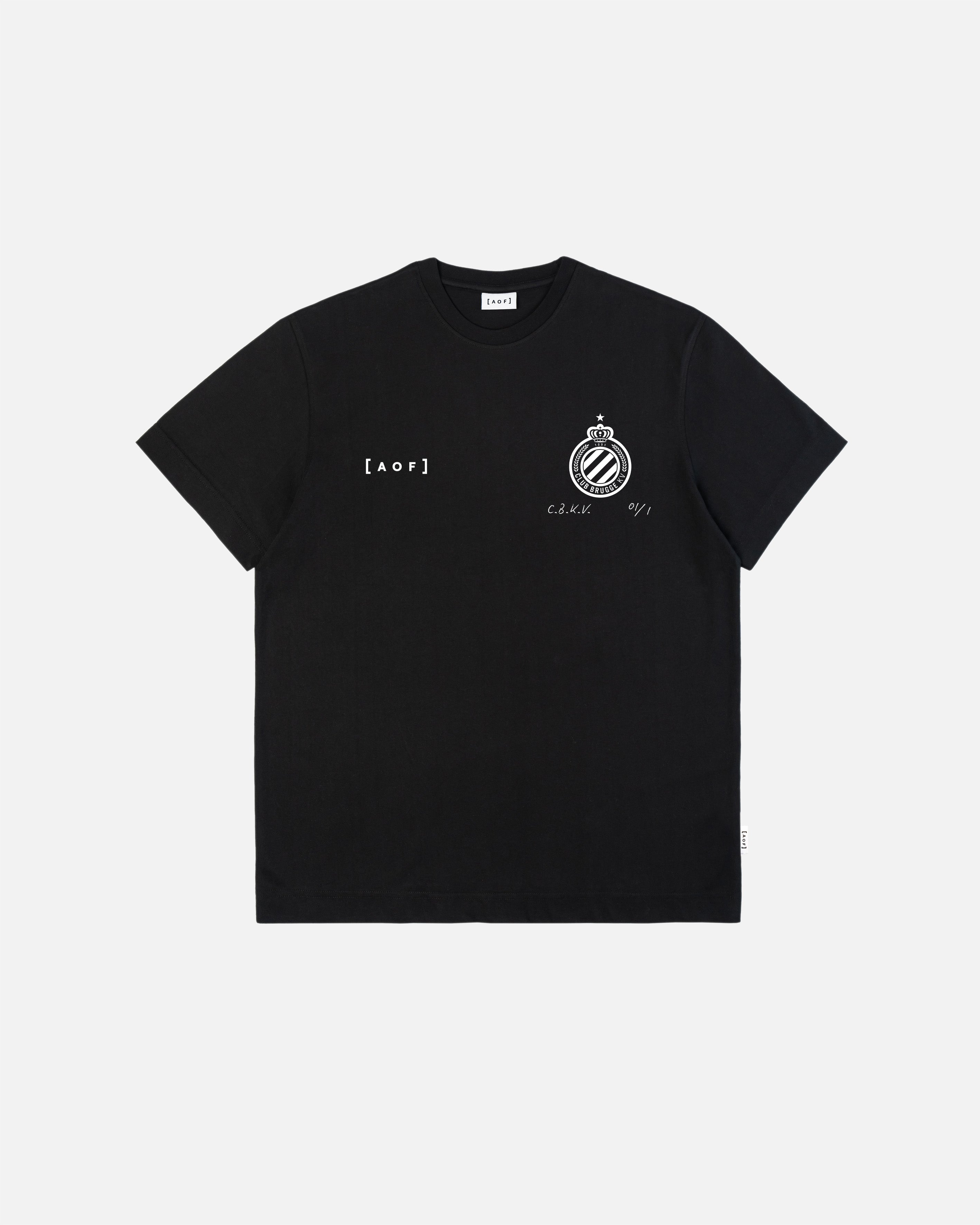 ART OF x Club Brugge Exhibition Tee | Black Graphic Football T-shirt