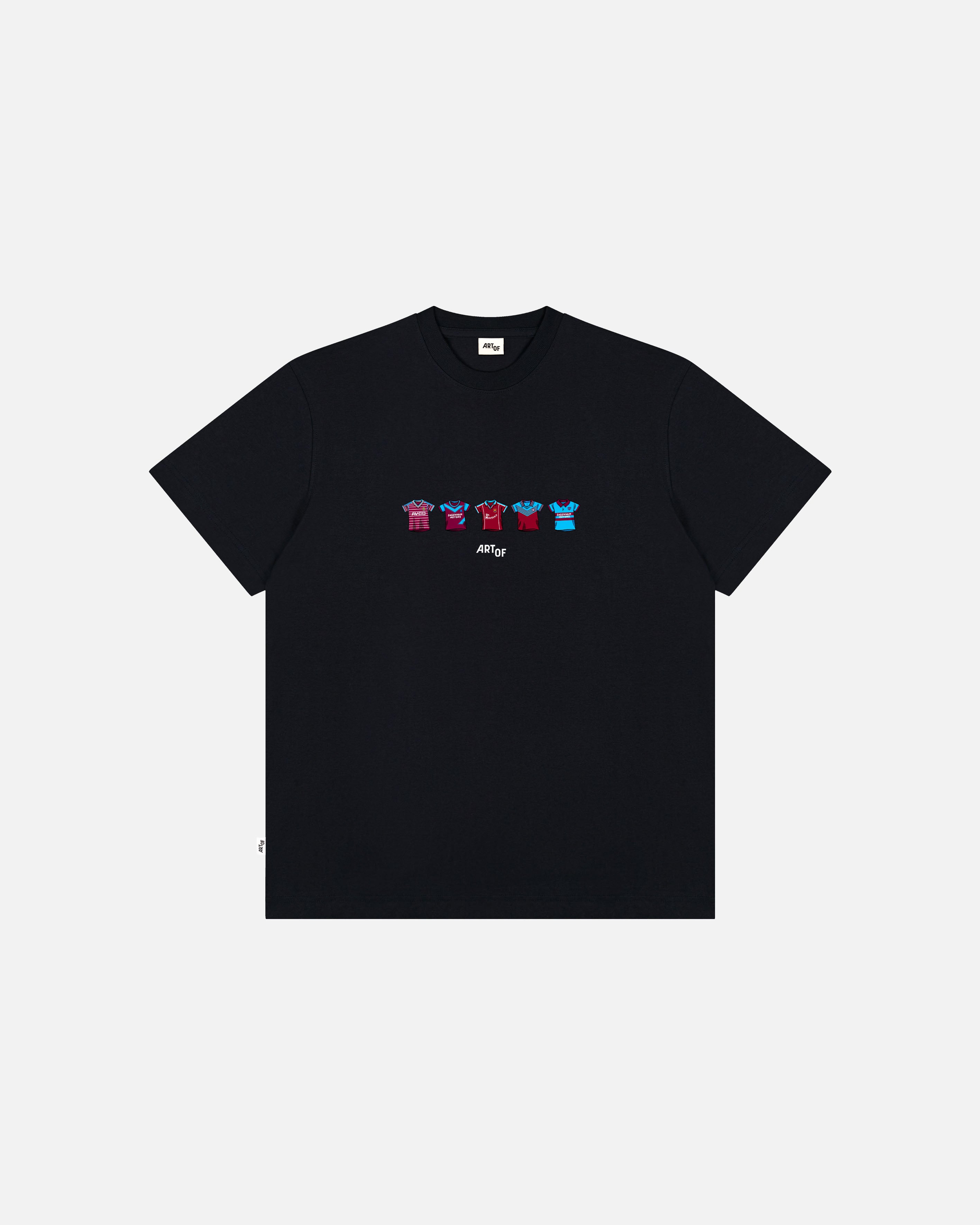 ART OF x West Ham Classics Tee | WHUFC Black Graphic Football T-shirt