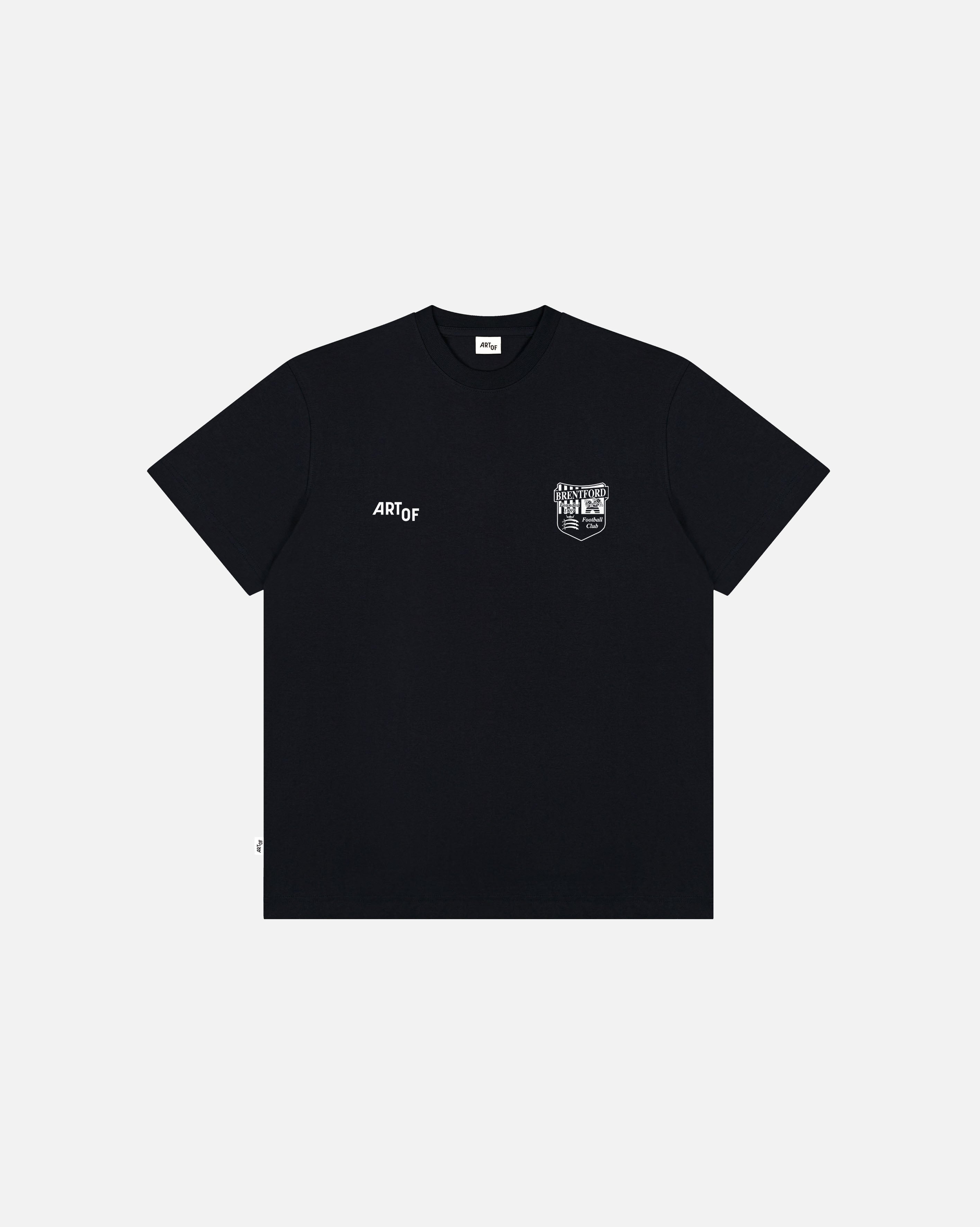ART OF x Brentford Heritage Tee | BFC Black Graphic Football T-shirt