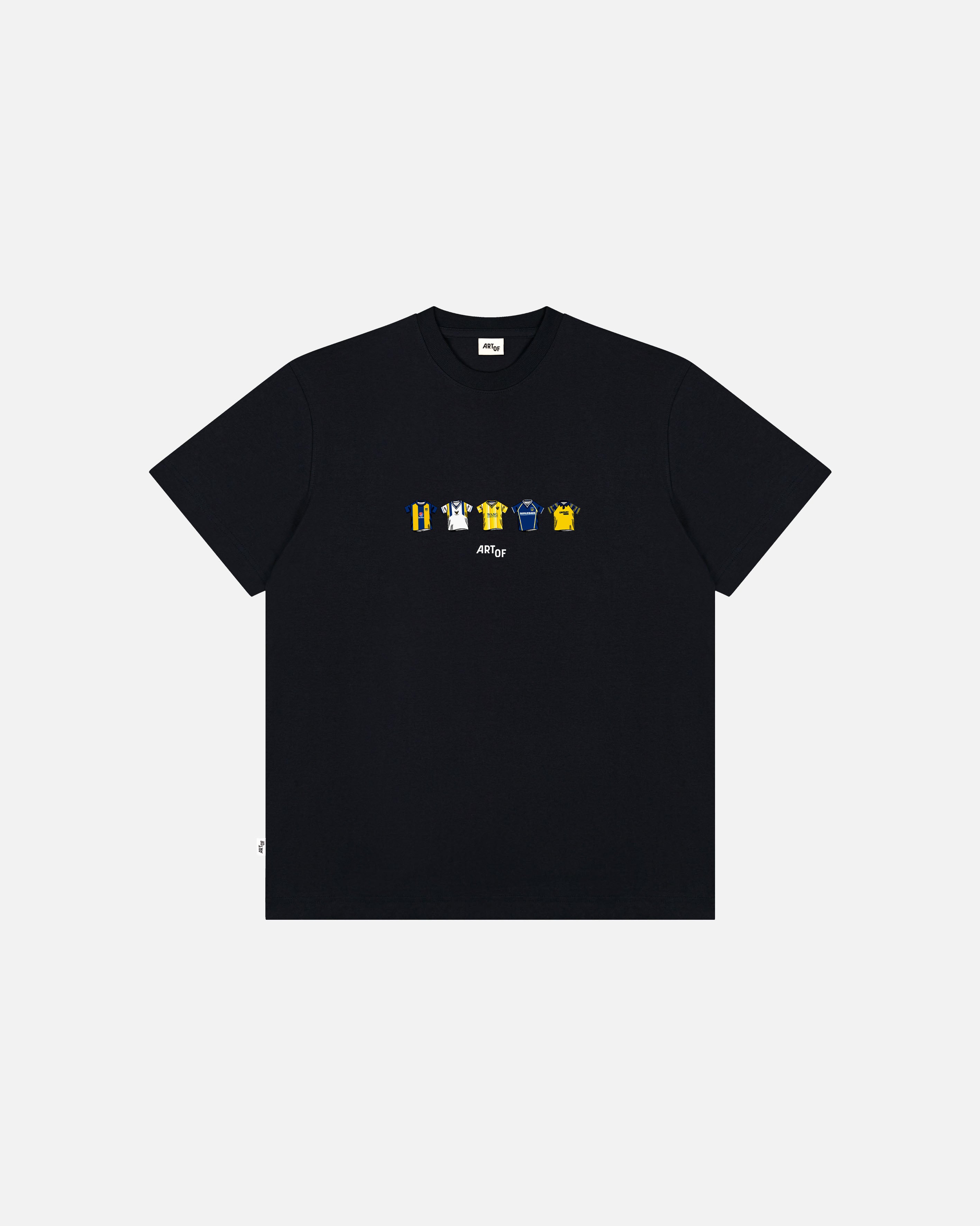 ART OF x Oxford Classics Tee | OUFC Black Graphic Football T-shirt