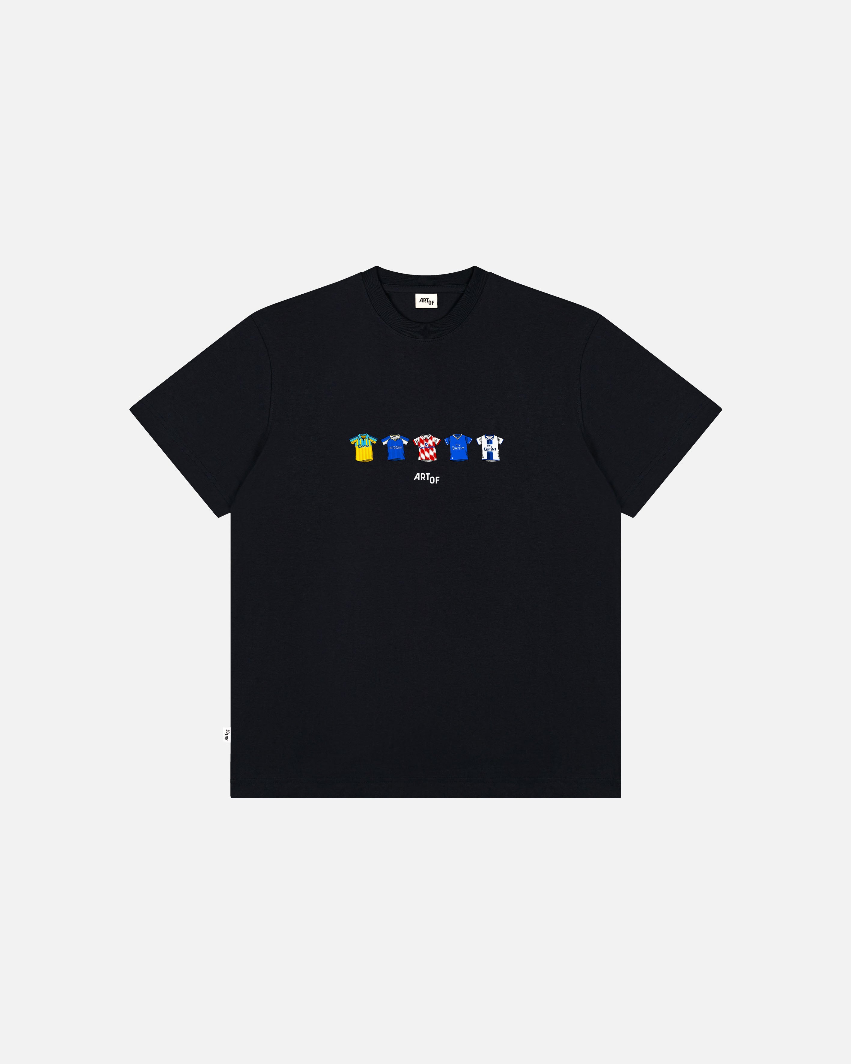 ART OF Pensioners Classics Tee | CFC Black Graphic Football T-shirt