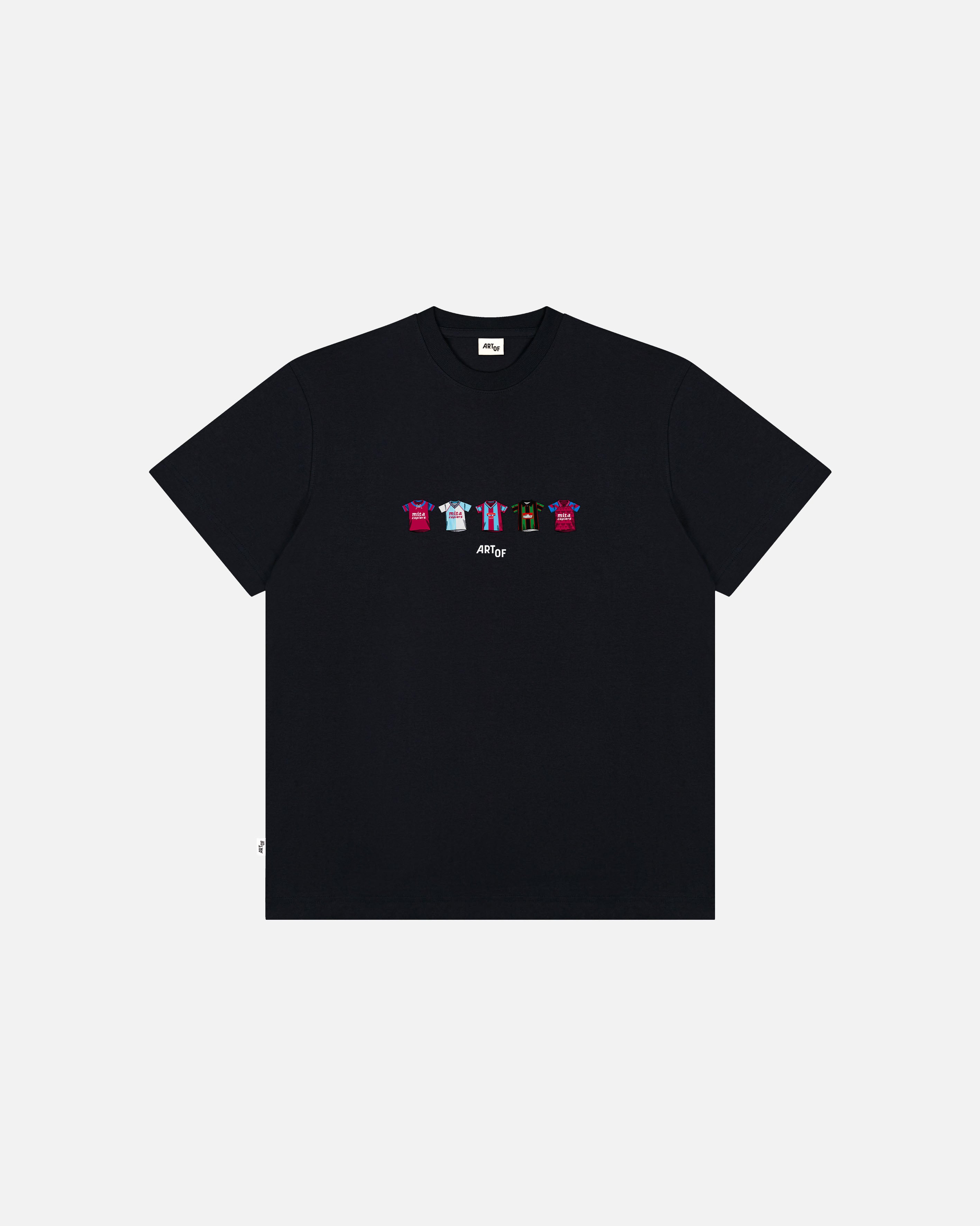 ART OF AVFC Classics Tee | Aston Villa Black Graphic Football T-shirt