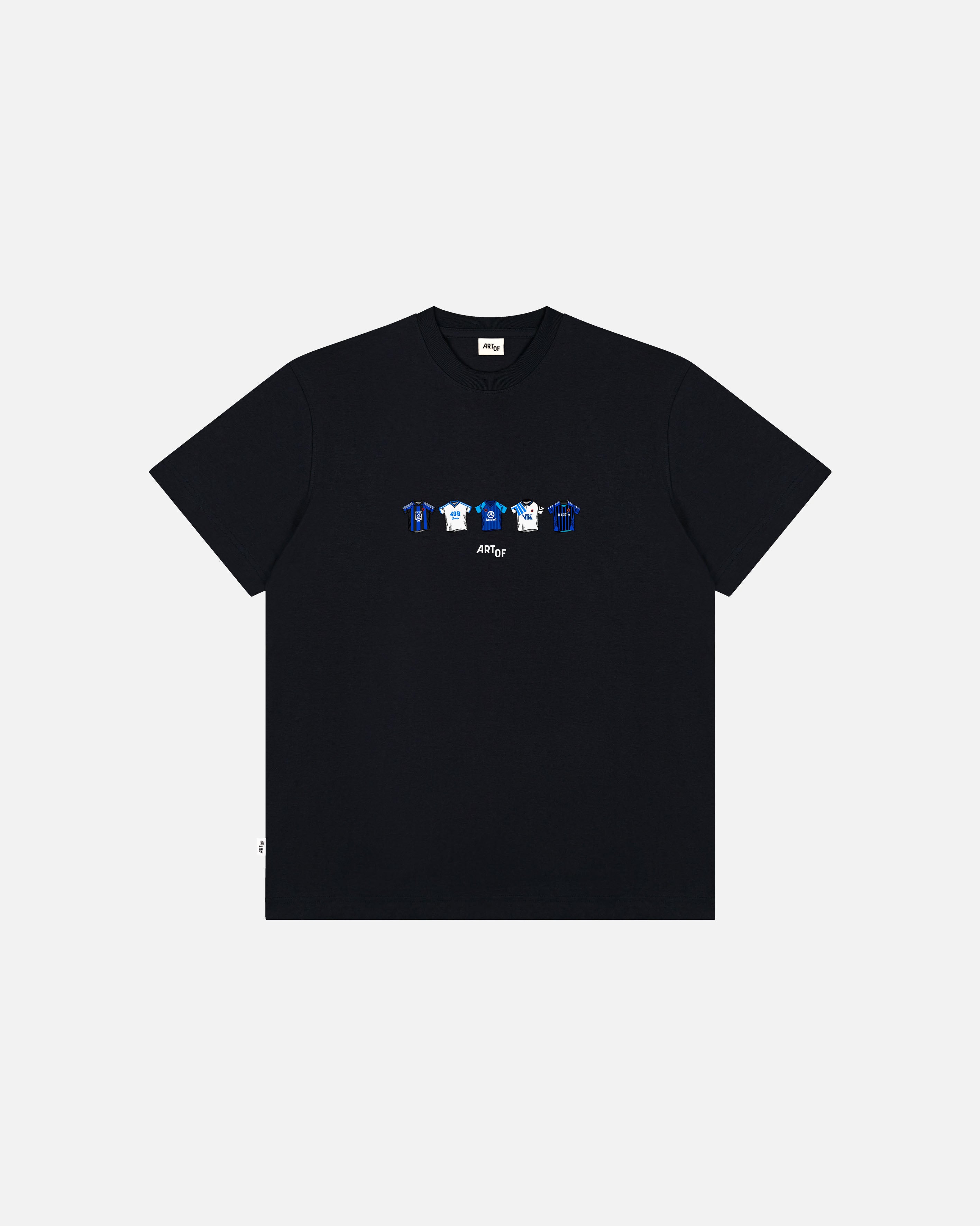 ART OF x Club Brugge Classics Tee | Black Graphic Football T-shirt
