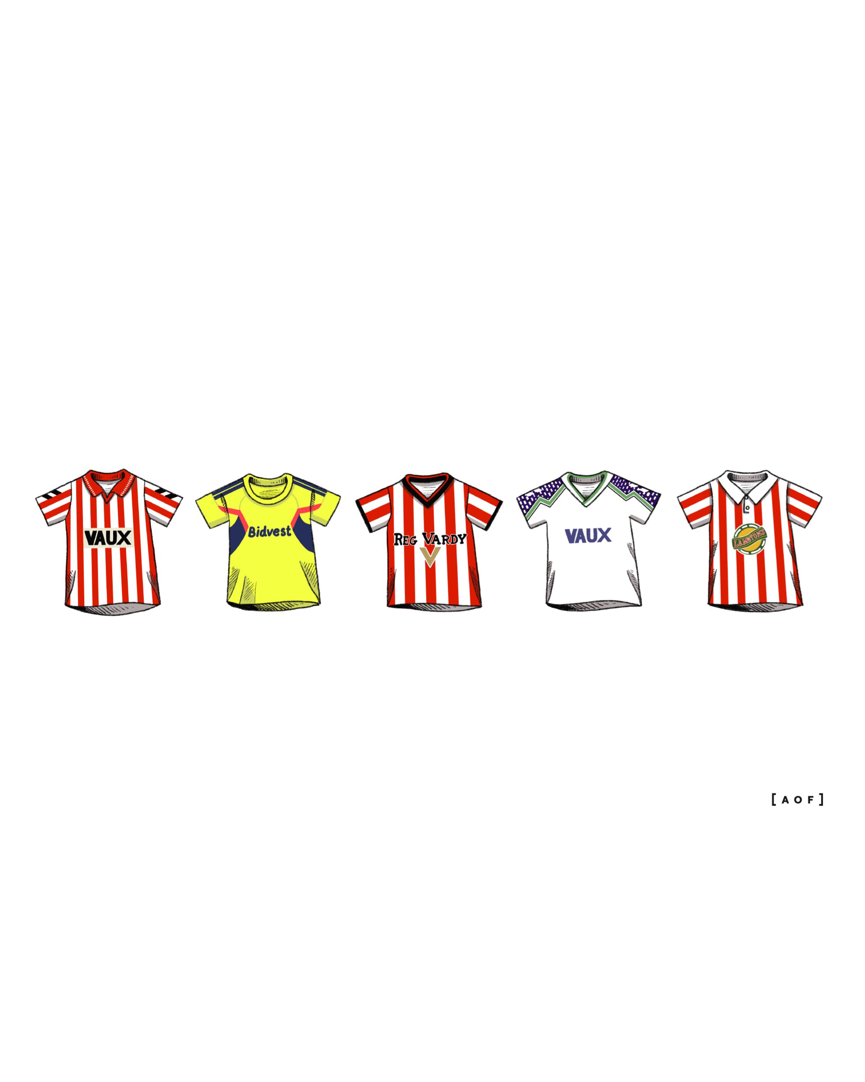 ART OF x Sunderland Classics Framed Print | SAFC Football Art