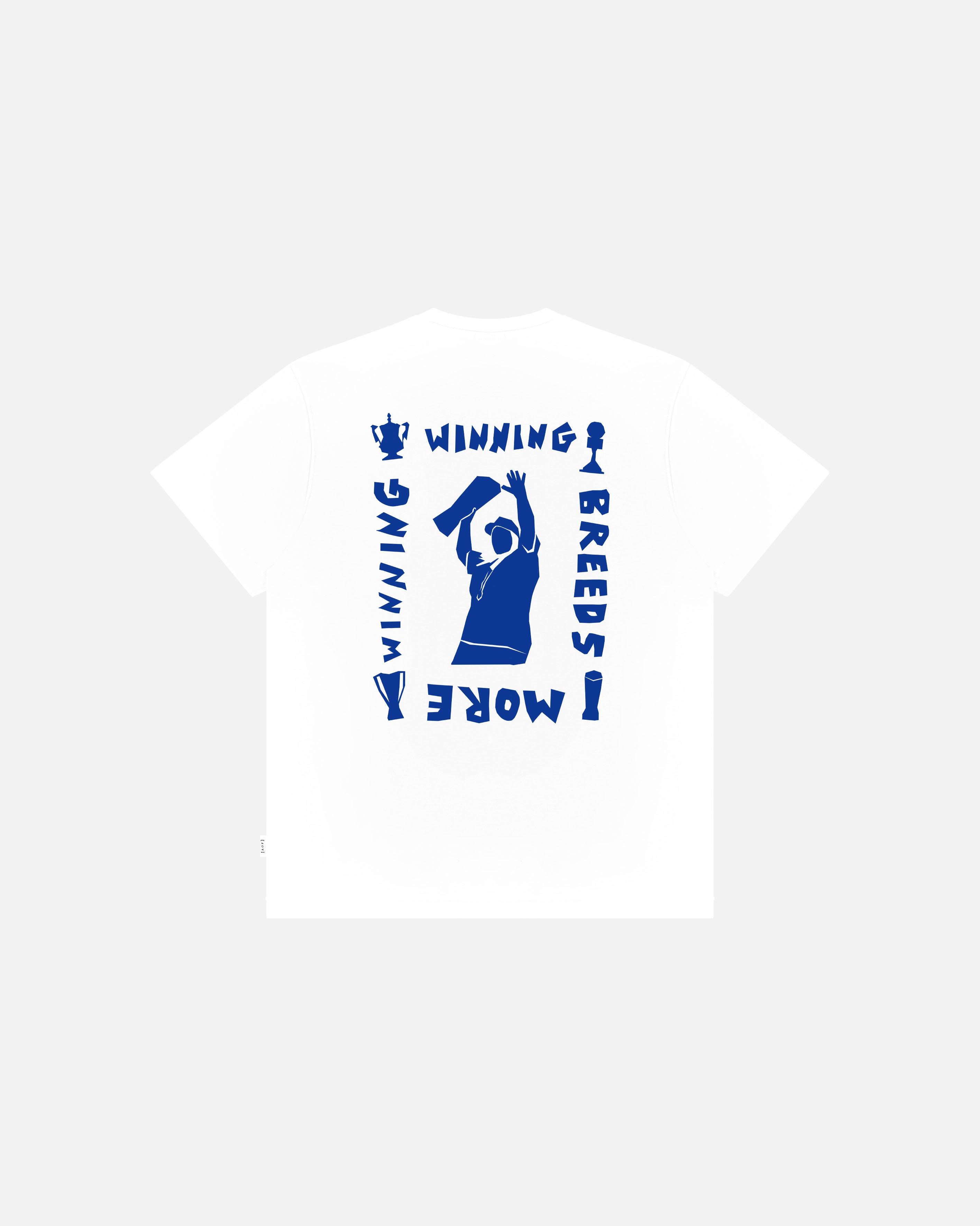 ART OF CFCW The Blue Woman Tee | White Graphic Football T-shirt
