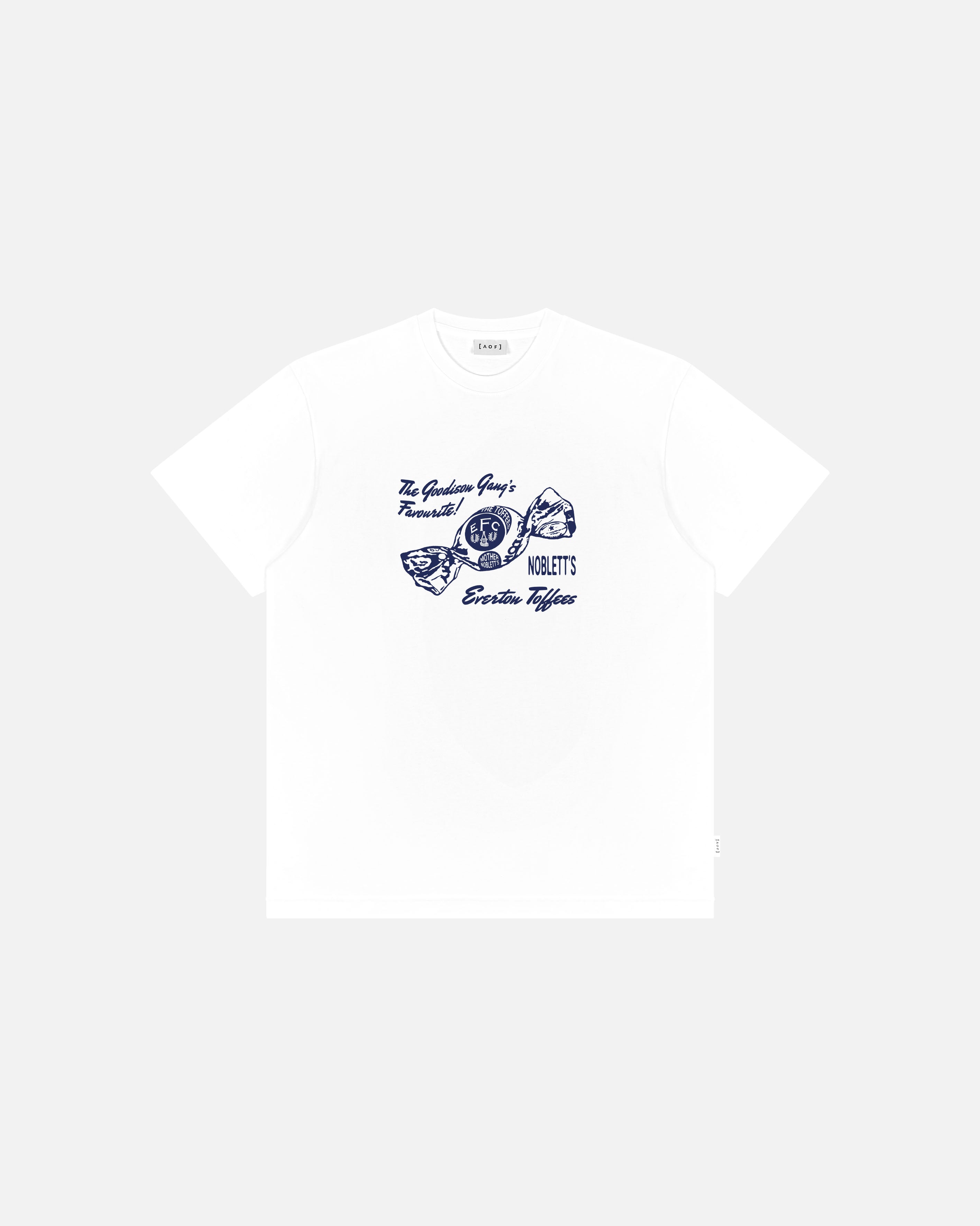 ART OF x Everton Mother Noblett's | EFC White Graphic Football T-shirt