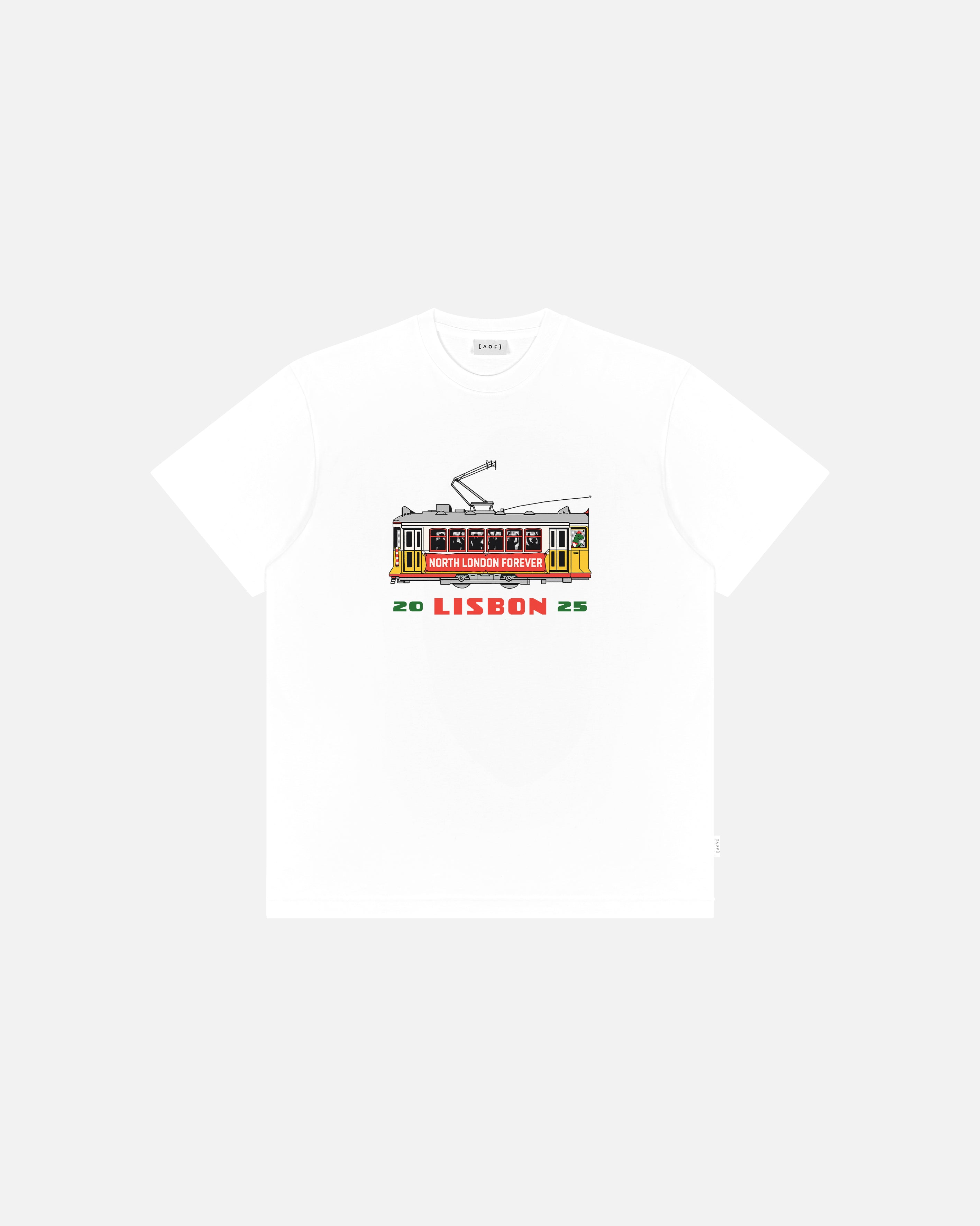 ART OF AFC Women's Road To Lisbon Tee | White Graphic Football T-shirt