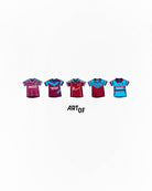 ART OF x West Ham Classics Tee | WHUFC White Graphic Football T-shirt