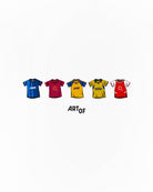 ART OF AFC Printed Classics Tee | White Graphic Football T-shirt