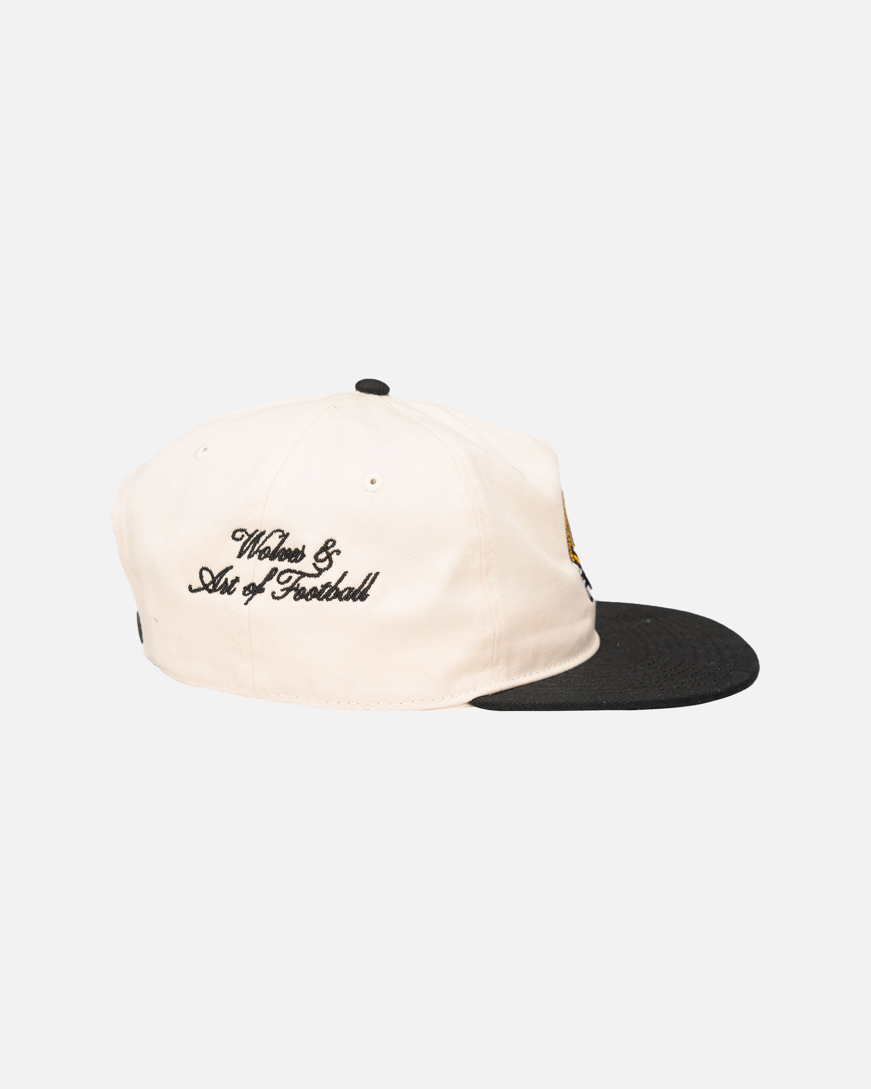 ART OF x Wolves Two Tone Cap | Embroidered White & Black Football Hat