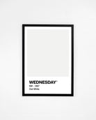 ART OF Wednesday Blue and Owl White Framed Print | SWFC Football Art