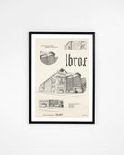 ART OF Gers Blueprint Framed Print | Rangers Football Wall Art