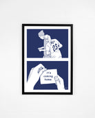 ART OF Codebreaker Framed Print | Women's Football Wall Art