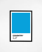 ART OF Coventry Sky Blue Framed Print | Football Wall Art
